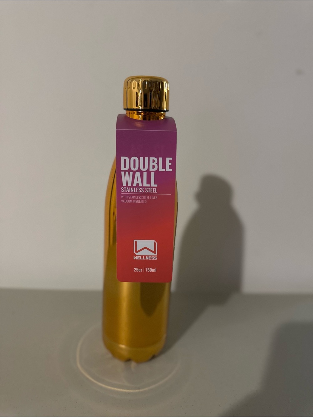 Wellness Double Wall Stainless Steel Beverage Bottle Vacuum Insulated NWT